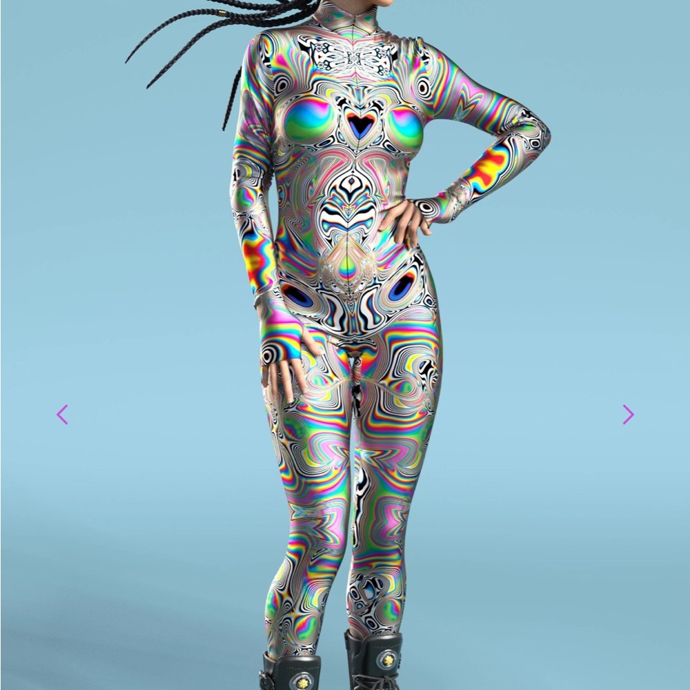 Candy Catz Universe Glitch Bodysuit